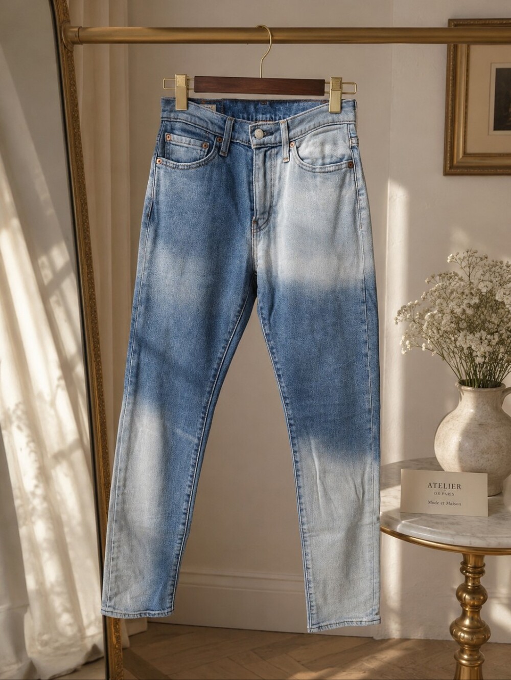Levi’s Two-Tone High Rise Slim Jeans